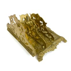 Žalvarinis rašomojo stalo stovas popieriui/laiškams sudėti 21,5×29,5×15,5 cm