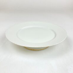 Porcelianinė Raynaud & Co. Limoges tortinė su kojele 23x23x5,5 cm