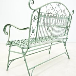Provanso stiliaus sulankstomas metalinis sodo suoliukas 58x118x101 cm, 46 cm
