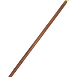Raudonmedžio vaikščiojimo lazda su žalvarine rankena – gaubliu 5,5×5,5×93,5 cm
