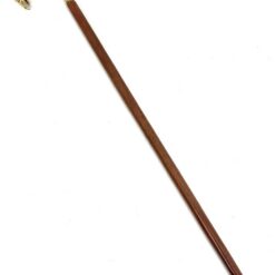 Raudonmedžio vaikščiojimo lazda su žalvarine rankena – erelio galva 14x3x98 cm