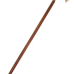 Raudonmedžio vaikščiojimo lazda su žalvarine rankena – erelio galva 14x3x98,5 cm