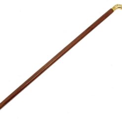 Raudonmedžio vaikščiojimo lazda su žalvarine rankena – žirgo galva 11,5x3x93,5 cm
