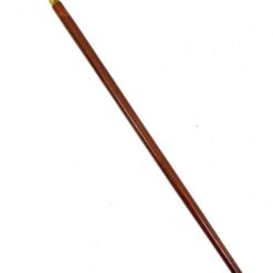 Raudonmedžio vaikščiojimo lazda su žalvarine rankena – gyvatės galva 8x5x95 cm