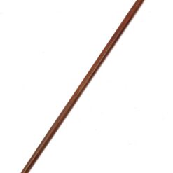Raudonmedžio vaikščiojimo lazda su žalvarine rankena – liūto galva 5x4x95 cm