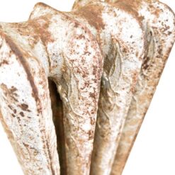 Senovinis, ketaus keturių segmentų radiatorius 14x34x98 cm
