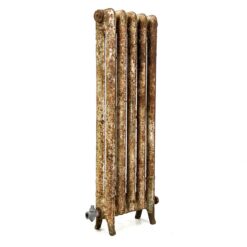 Senovinis, ketaus penkių segmentų radiatorius 13x41x98 cm