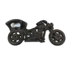 Ketaus pakabinamas butelių atidarytuvas - dekoracija Motociklas 3x19x8,5 cm