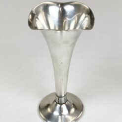 Sidabruoto metalo vazelė 9x9x18,5 cm