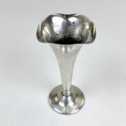 Sidabruoto metalo vazelė 9x9x18,5 cm
