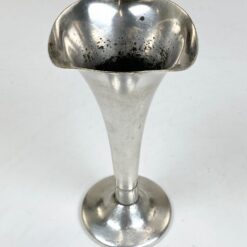 Sidabruoto metalo vazelė 9x9x18,5 cm