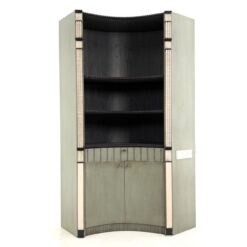 Sendinta gaubtos formos knygų lentyna su apatine spintele 51x134x204 cm