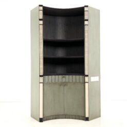 Sendinta gaubtos formos knygų lentyna su apatine spintele 51x134x204 cm