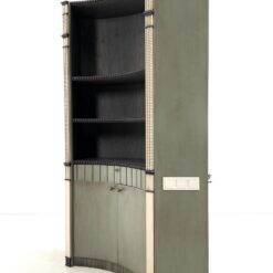 Sendinta gaubtos formos knygų lentyna su apatine spintele 51x134x204 cm