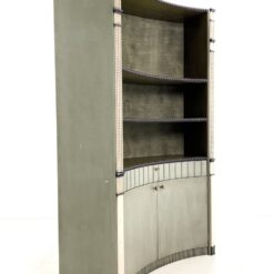 Sendinta gaubtos formos knygų lentyna su apatine spintele 55x156x204 cm