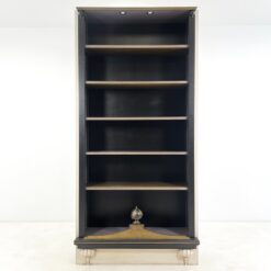 Art Nouveau stiliaus knygų lentyna su apšvietimu 42,5x124,5x255 cm