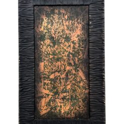 Medinis juodos spalvos kabinamas rėmas 5,5x57x96,5 cm