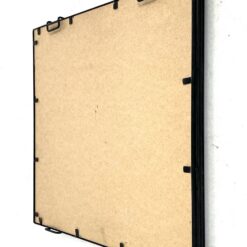 Kvadratinis sieninis veidrodis metaliniame rėme 4x46x46 cm