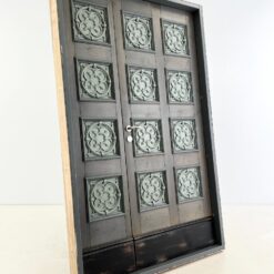 Dvigubos vidaus durys su stakta ir užraktu 12,5×138,5×214,5 cm