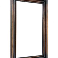 Itališkas klasikinio stiliaus pakabinamas stačiakampis veidrodis riešutmedžio rėme 4x43x68 cm