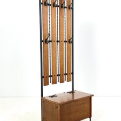 Ąžuolinis prieškambaris su kabykla ir suoliuku – skrynia 42x68x184 cm, 42 cm