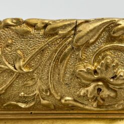 Ant medienos aliejiniais dažais tapytas peizažas mediniame aukso spalvos rėme 10x58x47,5 cm