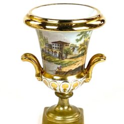 Porcelianinė August Bauscher vazos reprodukcija 10,5x11x15,5 cm