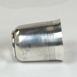 Prancūziška Gallia by Christofle sidabruoto metalo taurelė 180 ml 7x7x7,5 cm