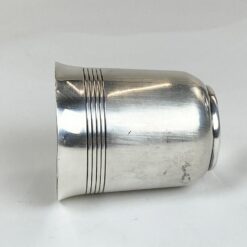 Prancūziška Gallia by Christofle sidabruoto metalo taurelė 180 ml 7x7x7,5 cm