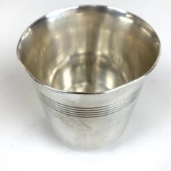 Prancūziška Gallia by Christofle sidabruoto metalo taurelė 180 ml 7x7x7,5 cm
