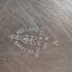 Vintažinis olandiškas Metawa Holland Pewter alavinis trijų dalių arbatos/kavos servizas