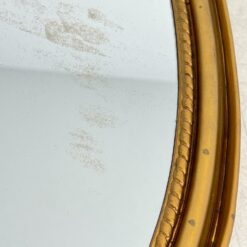 Itališkas rokoko stiliaus pakabinamas ovalus veidrodis plastikiniame aukso spalvos rėme 2,5x40x76 cm