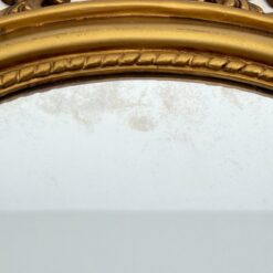 Itališkas rokoko stiliaus pakabinamas ovalus veidrodis plastikiniame aukso spalvos rėme 2,5x40x76 cm
