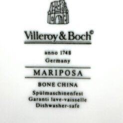 Porcelianiniai Villeroy & Boch serijos Mariposa sriubos dubenys 12 vnt. komplektas 24x24x3,5 cm