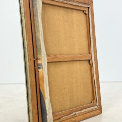 Aliejiniais dažais ant drobės tapyta Dievo Motinos, laikančios nukryžiuoto Jėzaus Kristaus kūną, scena (pieta) mediniame rėme 8×74,5×95 cm