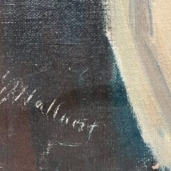 Aliejiniais dažais ant drobės tapyta Dievo Motinos, laikančios nukryžiuoto Jėzaus Kristaus kūną, scena (pieta) mediniame rėme 8×74,5×95 cm
