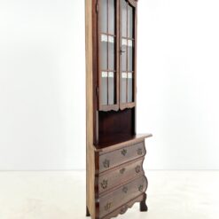 Ąžuolinis kampinis bufetas 41x79x187 cm