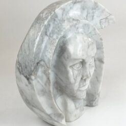 Marmurinė skulptūra – biustas 13x30x27,5 cm