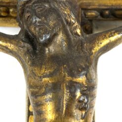 Belgiškas JMPC žalvarinis Art Deco laikotarpio sieninis kryžius 3×17,5×27,5 cm