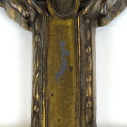 Belgiškas JMPC žalvarinis Art Deco laikotarpio sieninis kryžius 3×17,5×27,5 cm