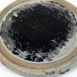 Šv. Juozapo su vaiku Jėzumi statula iš gipso su mediniu postamentu ir stikliniu gaubtu 23,5×23,5×55 cm