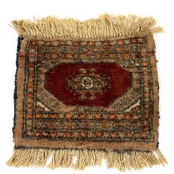 Vilnonis rankų darbo kilimėlis „Bukhara” 35x34x0,6 cm
