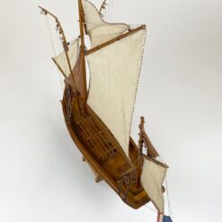 Prancūziško Saint Gildas laivo medinis modeliukas 60x17x48 cm