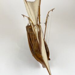 Prancūziško Saint Gildas laivo medinis modeliukas 60x17x48 cm