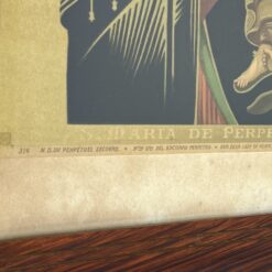 Printas „S. Maria de Perpetuo Succursu” mediniame rėme su stiklu 2×48,5×59 cm