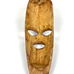 Pakabinama afrikietiška medinė kaukė 3,5x9x28,5 cm