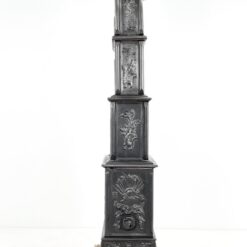 Norvegiška Ulefos penkių dalių ketaus krosnelė, gamybos metai 1900-1930 m. 98x43x240 cm