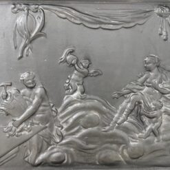 Norvegiška Ulefos penkių dalių ketaus krosnelė, gamybos metai 1900-1930 m. 98x43x240 cm