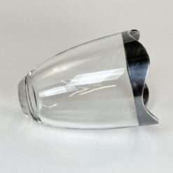 Krištolinė Marc Aurel vaza su sidabruoto metalo apvadu 16x16x21 cm