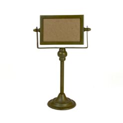 Pastatomas industrinio stiliaus metalinis nuotraukų rėmelis 10,5x20x32 cm